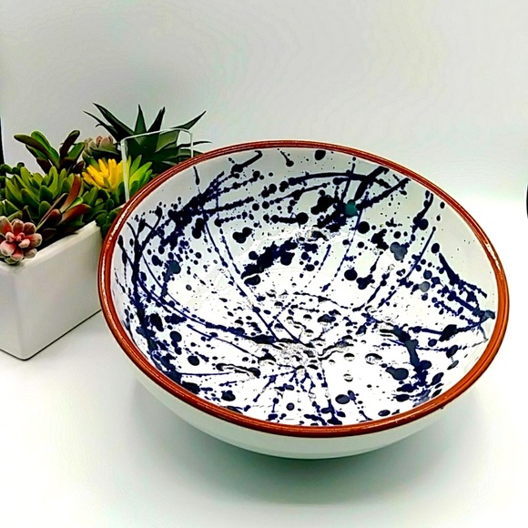 Spanish/ Espagne Aparicio Hand-made Large Salad Bowl